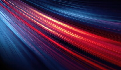 Fototapeta premium Abstract vibrant lines of color