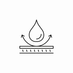 Fototapeta premium liquid drop icon sign vector