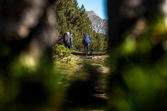 Focused explorers improving performance on rocky mountain trail