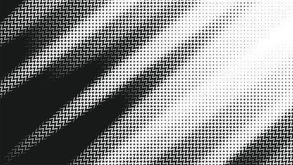 Abstract halftone gradient vector background with black and white dotted pattern modern retro texture design perfect for comic style poster wallpaper graphic art and illustration