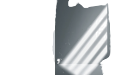 Light-dappled,  abstract,  gray  shape,  angled  shadow