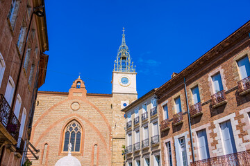 Fototapeta premium La Basilique-Cathédrale de Saint-Jean-Baptiste de Perpignan en France