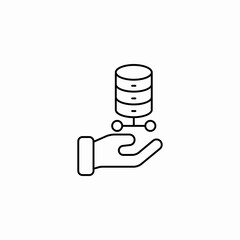 database safety icon sign vector