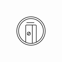 disc slot icon sign vector