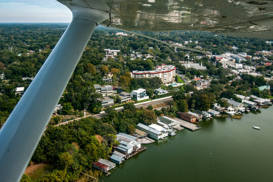 aerial view of Mount Dora, Florida