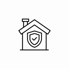 house insurance icon sign vector