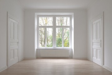 Empty room with large window (2)