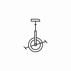 monowheel cycle icon sign vector © Ilhame