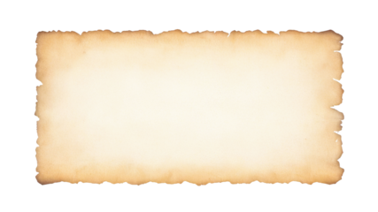 Old paper texture shows aged surface with burnt edges. Creates an antique backdrop for vintage projects or creative design.