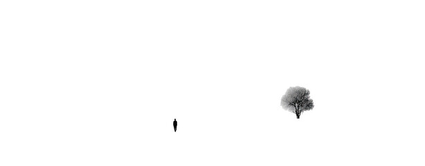 Grayscale image of a faint, pixelated, isolated object