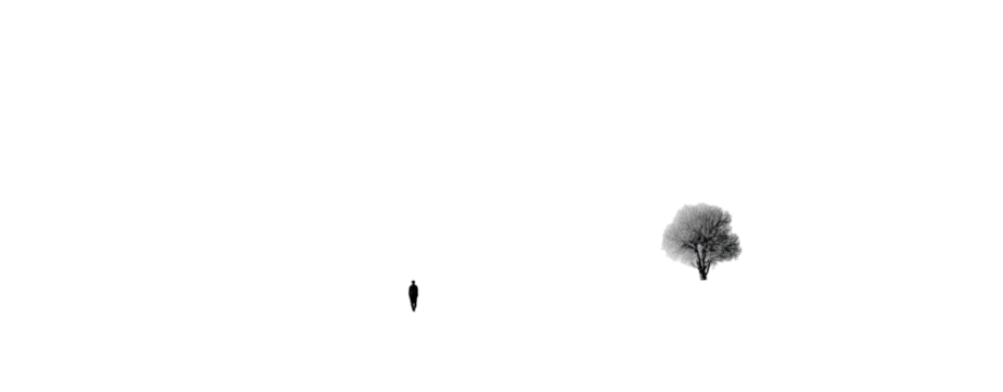 Grayscale image of a faint, pixelated, isolated object