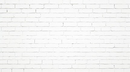 Clean White Brick Wall Texture Background Modern Masonry Surface Pattern for Interior Design and Architectural Projects Minimalist Loft Style Wallpaper Backdrop