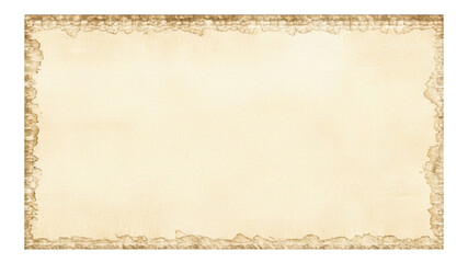 Obraz premium Beige paper shows a distressed border. Antique texture is ideal for digital design, backgrounds and branding.