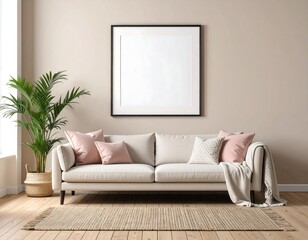 Beige living room mockup (1)