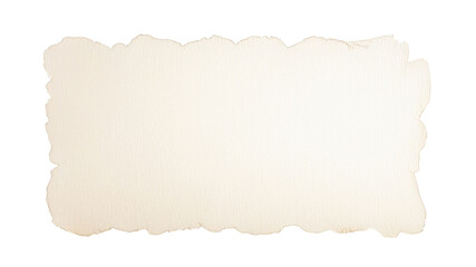Obraz premium Beige paper cutout has textured surface, ideal for graphic design, print templates, product mockups and transparent png overlays.