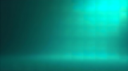 Vibrant deep teal and luminous turquoise abstract background with ethereal light beams and subtle underwater glow perfect for serene and mysterious digital design