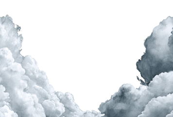 Dramatic clouds framing a dark void