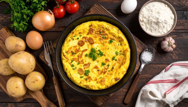 Potato Omelette Ingredients