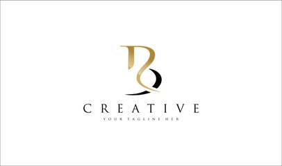 RB logo design Initial  vector