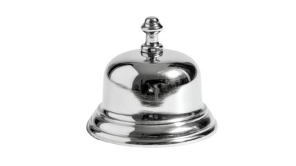 Polished chrome bell, classic design