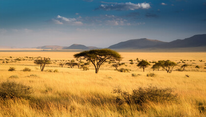 Obraz premium Golden Savanna Landscape