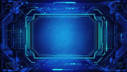 Futuristic technology interface design