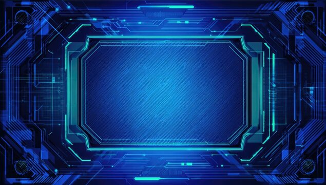 Futuristic technology interface design