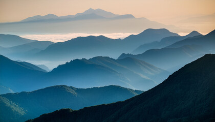 Fototapeta premium Deep Serene Layers Evoke Calmness And Clarity Through Soft Light And Clean Edges