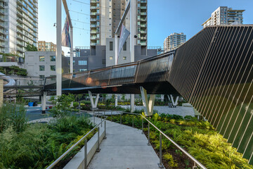 Fototapeta premium Photo of Rainbow Park in Downtown Vancouver, BC, Canada
