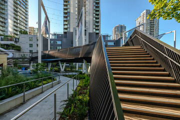 Obraz premium Photo of Rainbow Park in Downtown Vancouver, BC, Canada