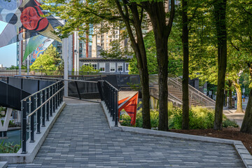Obraz premium Photo of Rainbow Park in Downtown Vancouver, BC, Canada