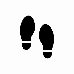 footsteps footprints icon sign vector