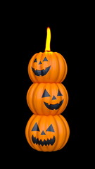 キャンドル　3DCGレンダリング