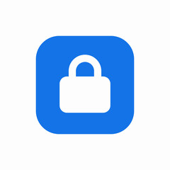 lockpad safety icon sign vector