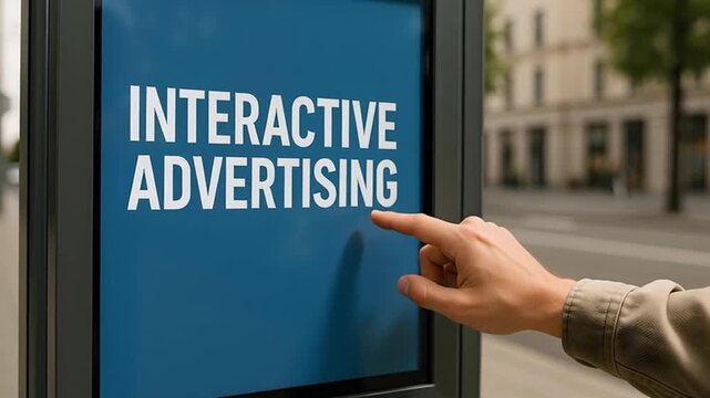 Interactive Advertising On Touch Screen Kiosk