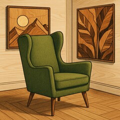 Elegant Wingback Chairs Collection