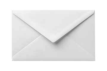 Clean white envelope with elegant design perfect for business correspondence, invitations, or announcements