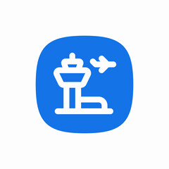 airport departure icon sign vector