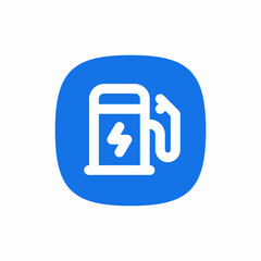 electricity fuel petrol station icon sign vector © Rashad Daghli