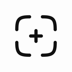 plus add icon sign vector