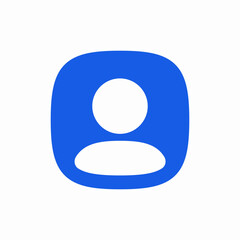 user profile icon sign vector