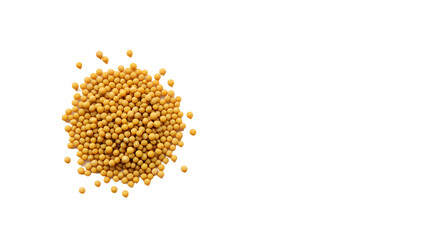 Golden Mustard Seeds Transforming into Smooth Horizontal Bars