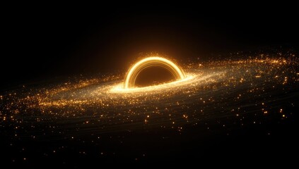 Cosmic ring of glowing energy