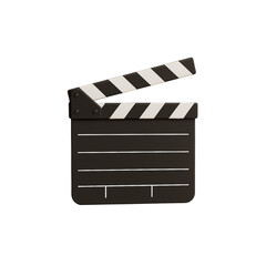 Capturing cinematic moments with a classic clapboard, signaling the start of production for filmmaking and video projects, ready for action.