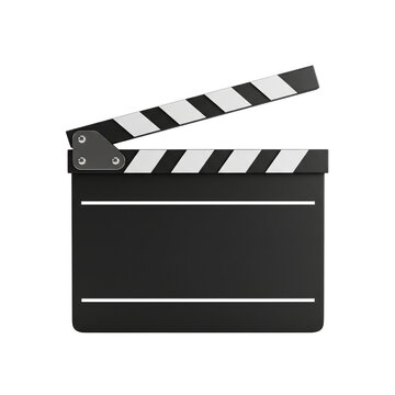 Captivating movie clapboard ready to start production, signaling action and creativity for film directors and editors seeking iconic filmmaking tools