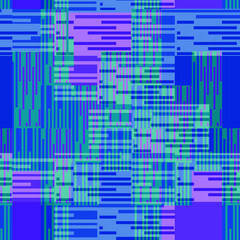 Purple and Blue Threads Seamless