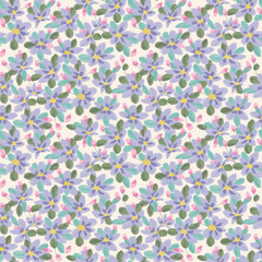seamless floral pattern for negligee, scarf, etc