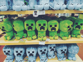 Fototapeta premium MINECRAFT キャラクター製品