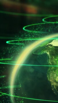 Earth in a virtual sphere, global connectivity and technology development