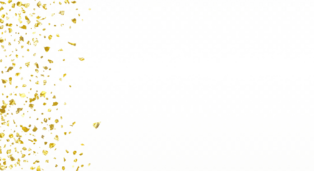 金箔の装飾、切り抜き済、フレーク、お祝い
